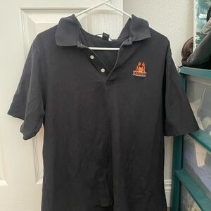 Devon & Jones Black Polo Shirt Men's